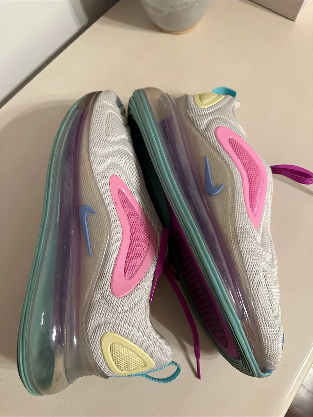NIKE Air Max 720 Athletic Running Sneakers~Aqua Powder~ -Size:9